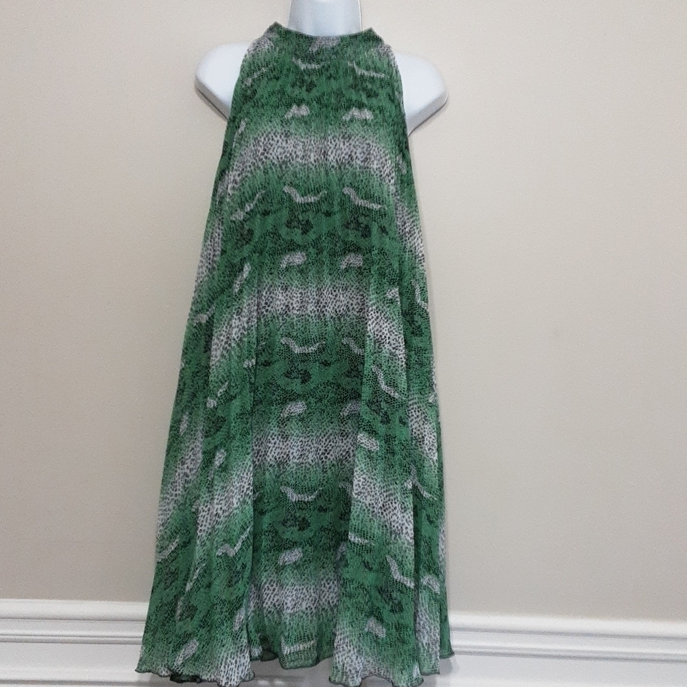 Blooming Rose Tank Pleated mini dress animals print women 22 party Festival y2k - Picture 9 of 9